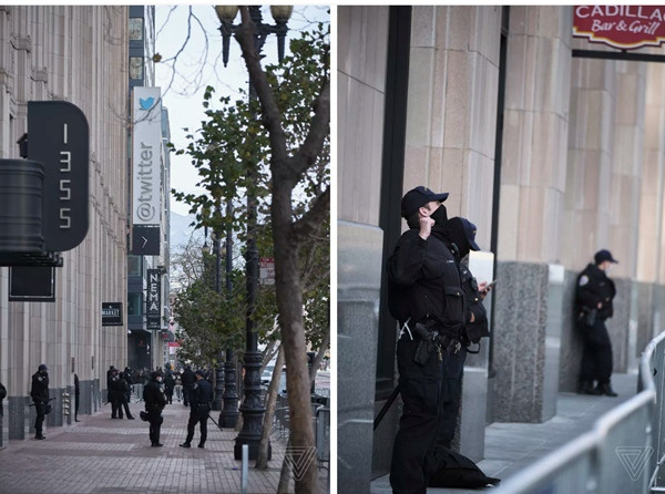 Bất ngờ với số người ủng hộ Tổng thống Trump đến trụ sở Twitter để phản đối khóa tài khoản ảnh 3