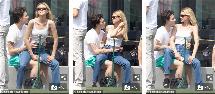 Vợ chồng Beckham dẫn con đi đá bóng giữa mùa dịch, ôm hôn đắm đuối ảnh 7