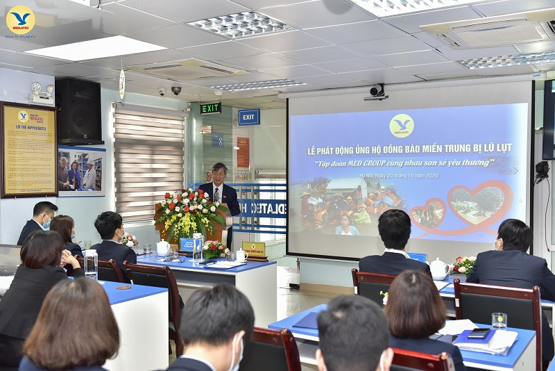 Bệnh viện đa khoa MEDLATEC ủng hộ 1 tỷ đồng cho đồng bào miền Trung bị lũ lụt ảnh 2