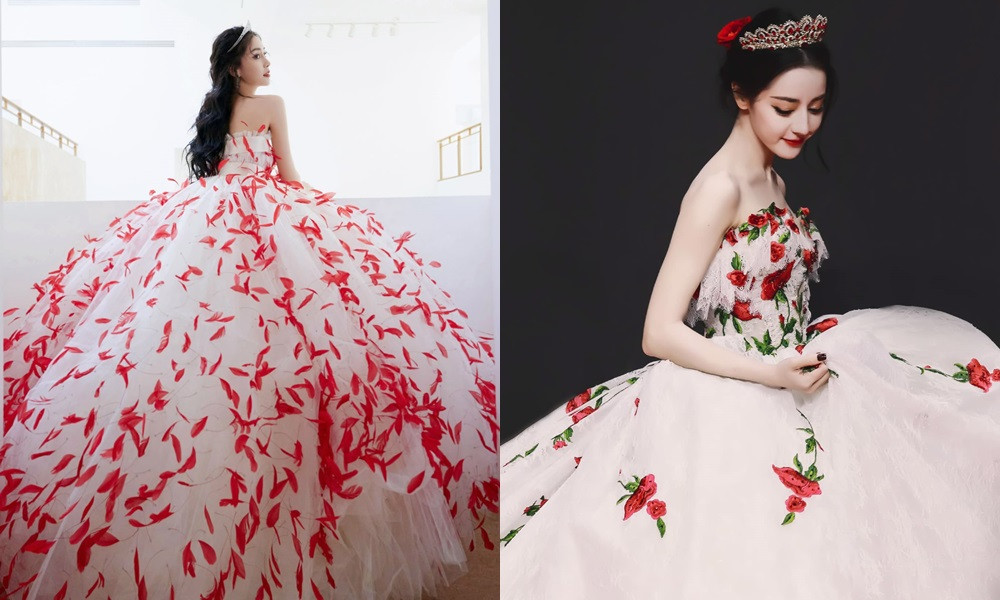 Chỉ vì một bộ váy mà Angela Baby bị mang tiếng bắt chước đàn em Địch Lệ Nhiệt Ba ảnh 8