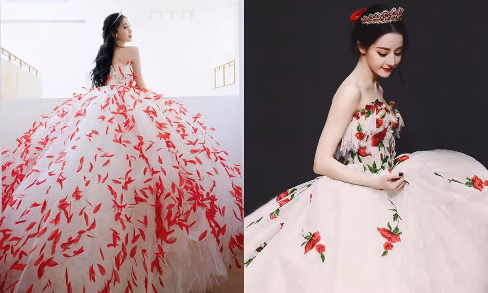 Chỉ vì một bộ váy mà Angela Baby bị mang tiếng bắt chước đàn em Địch Lệ Nhiệt Ba ảnh 8