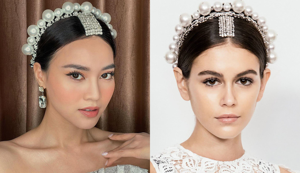 Hết nghi án “bờm tóc fake”, Lan Ngọc lại bị tố mặc váy nhái trong “đêm định mệnh” ảnh 2