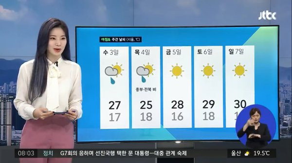 Vừa đổi nghề dẫn bản tin thời tiết, Dahyun (TWICE) nhận về không ít “gạch đá“ ảnh 2