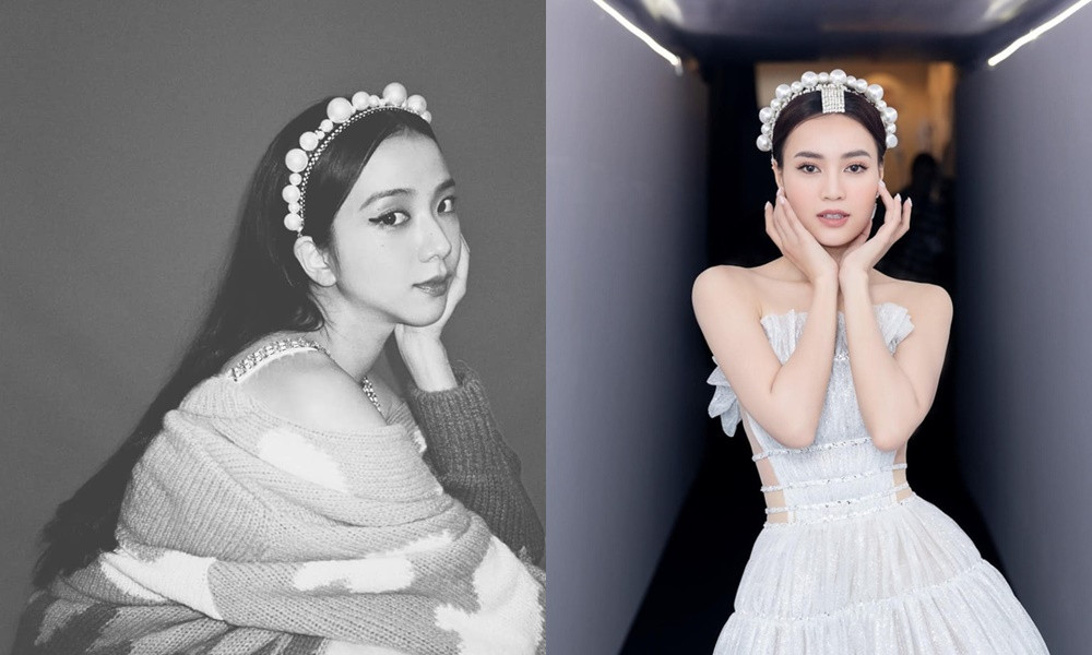 Bạn có thấy chiếc bờm ngọc trai của Jisoo (BLACKPINK) trong hình này nhìn rất quen? ảnh 6