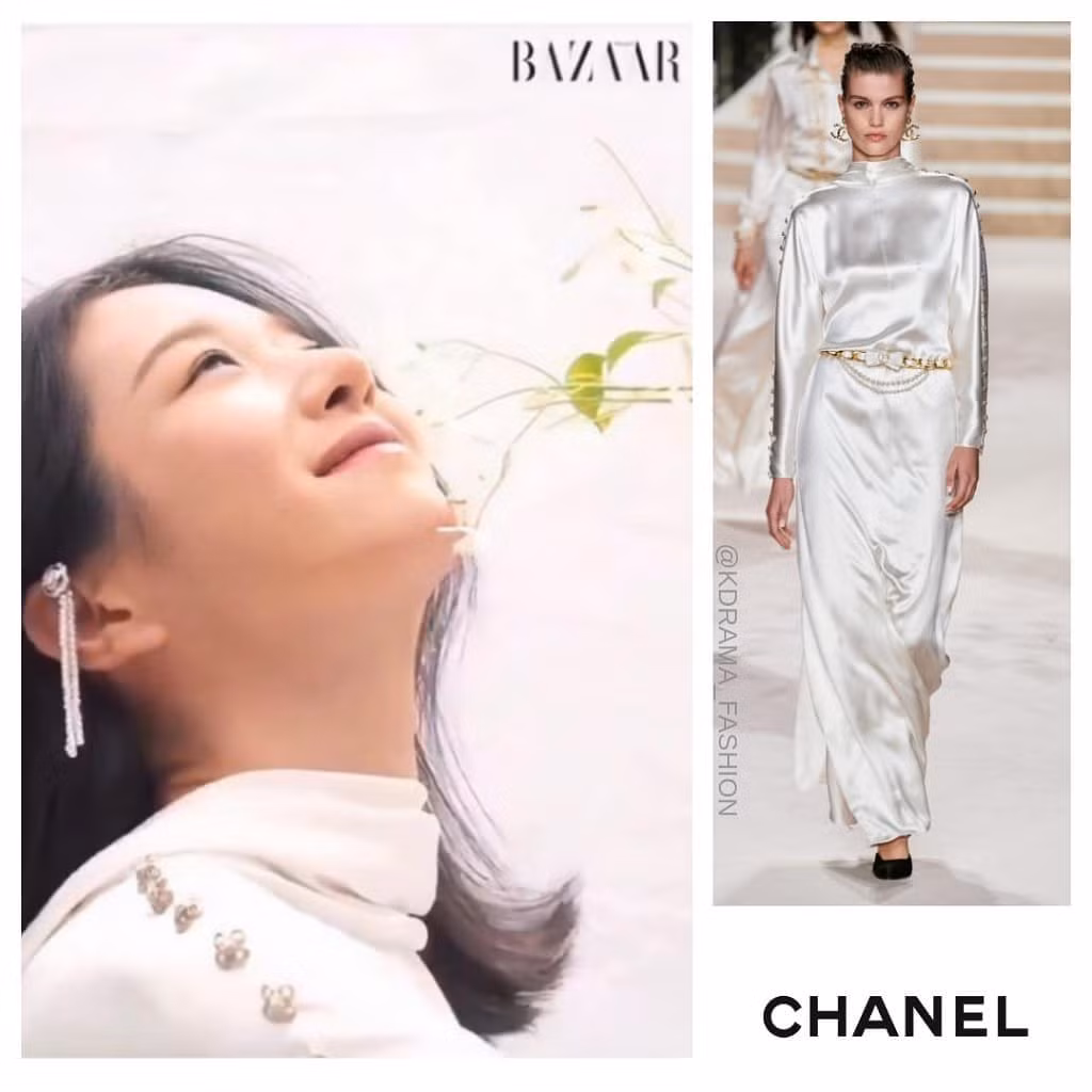 Đụng hàng váy Chanel với Seo Ye Ji nhưng Tăng Thanh Hà lại tỏa sáng theo cách rất riêng ảnh 3