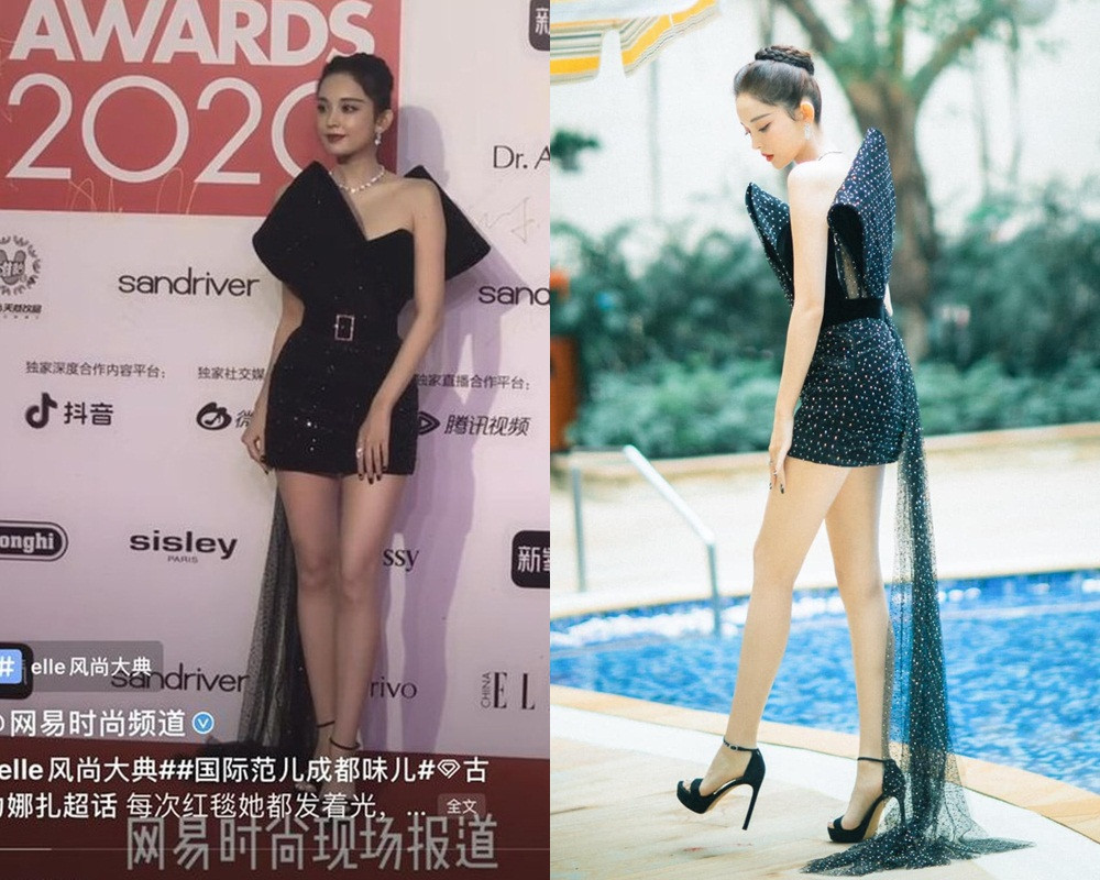 Soi nhan sắc thật mỹ nhân C-Biz trong đêm hội Elle: Triệu Lộ Tư lép vế trước đàn chị ảnh 3