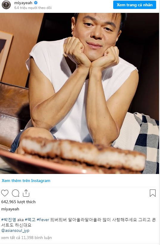 Cô vô tư quảng bá cho ca khúc mới của Park Jin Young Đăng một bức ảnh lên Instagram rồi mất luôn 500 người theo dõi, còn ai "nhọ" hơn Sunmi? ảnh 2