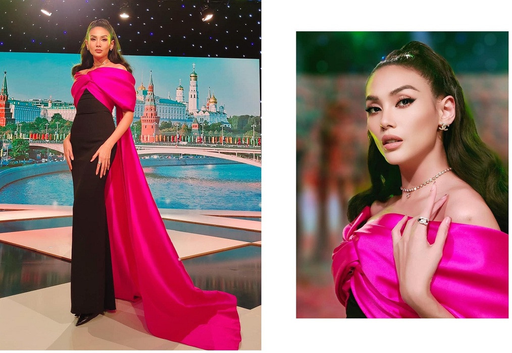 Không chỉ đụng hàng Hoa hậu Mỹ Linh, Nam Em còn đọ dáng với hai người đẹp khác ảnh 7