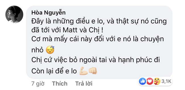 Ấm lòng với lời Hòa Minzy nhắn gửi Hương Giang sau hàng loạt ồn ào về Matt Liu ảnh 4