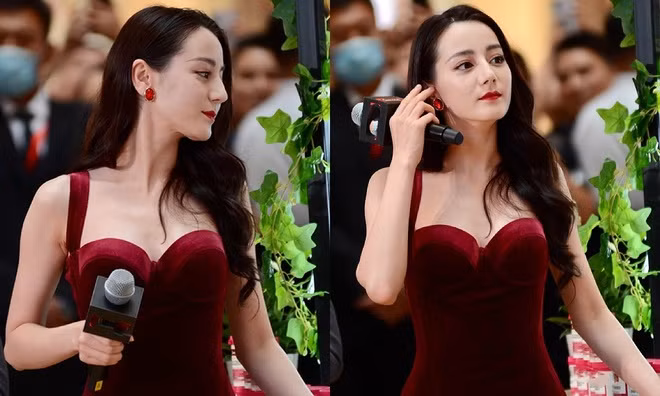 Vừa được khen “soi gương đẹp như Bạch Tuyết” thì Địch Lệ Nhiệt Ba lộ làn da lão hóa ảnh 6