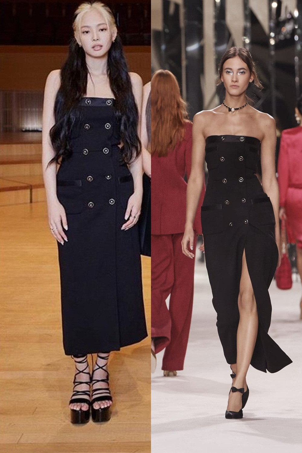 Hiếm hoi lắm mới thấy Jennie (BLACKPINK) chịu lép vế người khác khi đụng hàng đồ Chanel ảnh 3