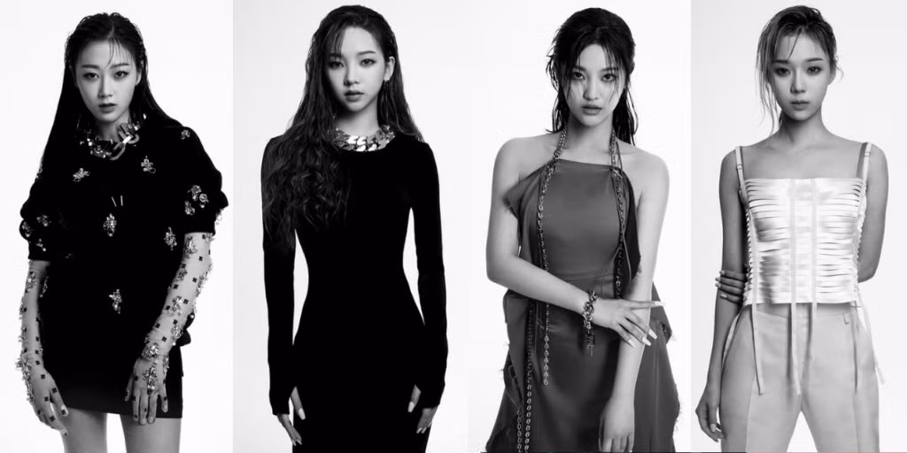 Vừa có bộ ảnh tạp chí đầu tiên, aespa lại bị so sánh khí chất thời trang với BLACKPINK ảnh 5