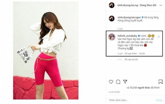 Trước “sự cố hàng ghế đầu”, Linh Chi từng bị netizen khó chịu vì “ké fame” Lan Ngọc? ảnh 5