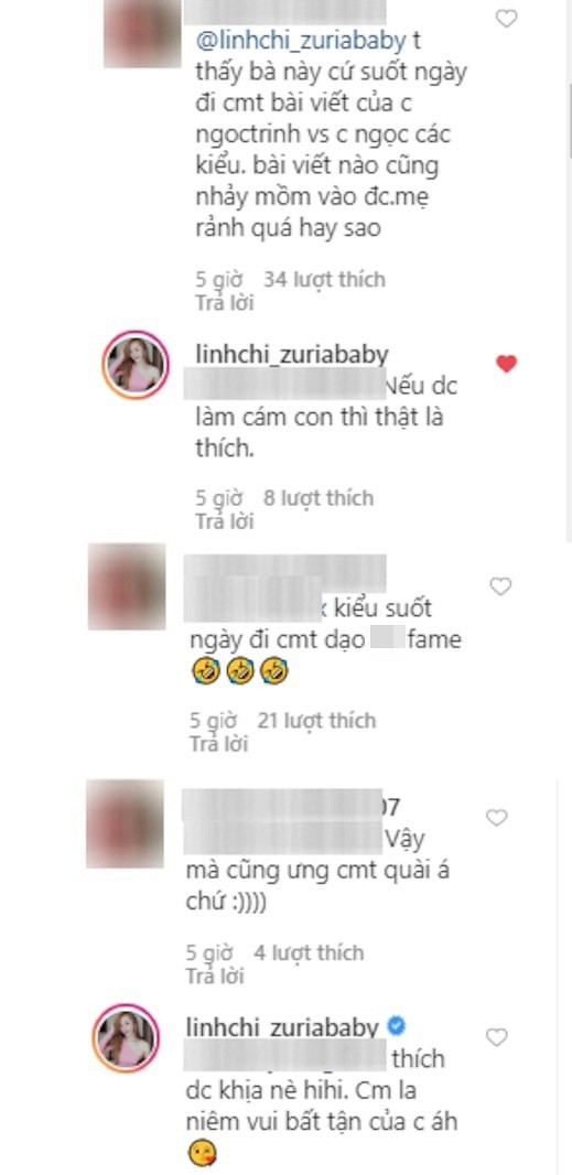 Trước “sự cố hàng ghế đầu”, Linh Chi từng bị netizen khó chịu vì “ké fame” Lan Ngọc? ảnh 6