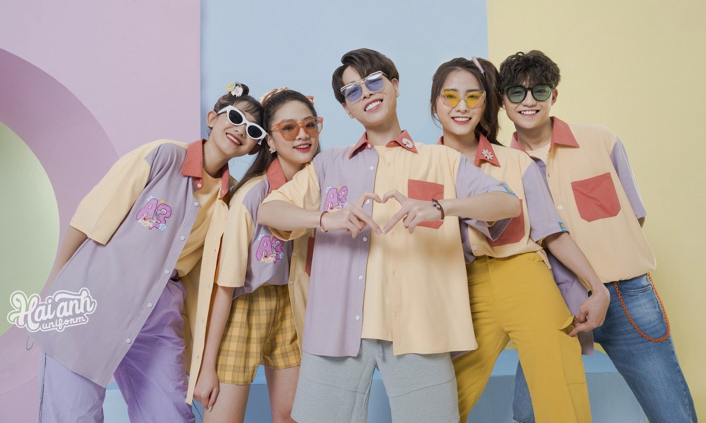 Đức Phúc và dàn KOLs học đường góp mặt trong BST mới nhất của Áo lớp Hải Anh ảnh 1