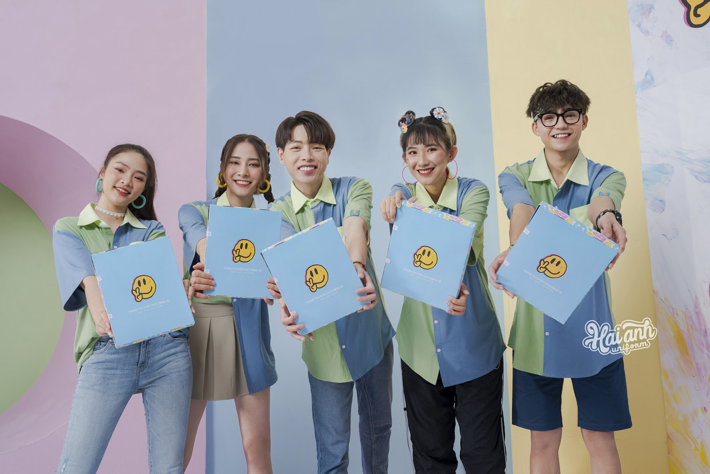 Đức Phúc và dàn KOLs học đường góp mặt trong BST mới nhất của Áo lớp Hải Anh ảnh 4