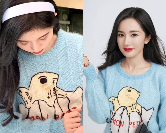 Jisoo vô tình diện đúng mẫu áo len xanh Gucci ồn ào của “mỹ nữ 4000 năm” Cúc Tịnh Y ảnh 4