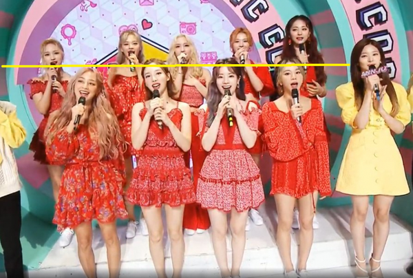 Netizen Hàn đúng hay sai khi nghi ngờ chiều cao của TWICE chỉ từ một bức ảnh? ảnh 2