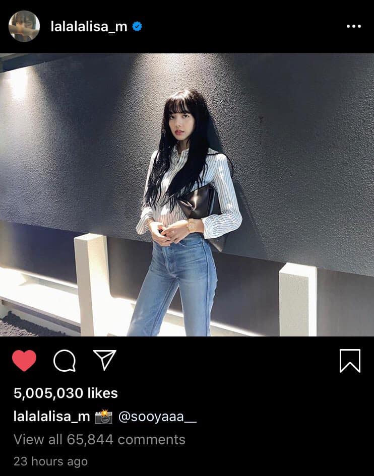 Chỉ với một tấm ảnh, Lisa (BLACKPINK) gây sốc cả về lượng like lẫn giá tiền trang phục ảnh 1