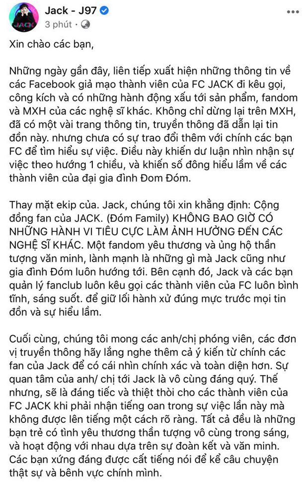 Ê-kíp của Jack nói gì trước nghi vấn FC Đom Đóm chơi xấu MV mới của Sơn Tùng M-TP? ảnh 4