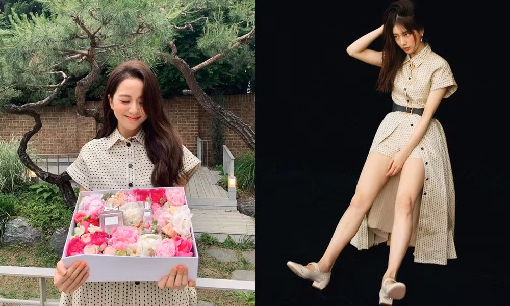 “Hoa hậu Hàn Quốc” Jisoo BLACKPINK và “mỹ nhân mặt mộc” Suzy lại đụng độ váy áo “nảy lửa” ảnh 5