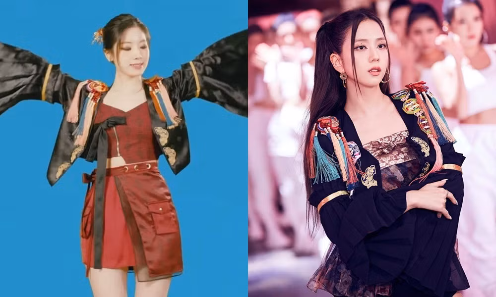 Cứ ngỡ Dahyun (TWICE) đụng hàng hanbok với Jisoo (BLACKPINK) nhưng sự thực ê chề hơn nhiều ảnh 1