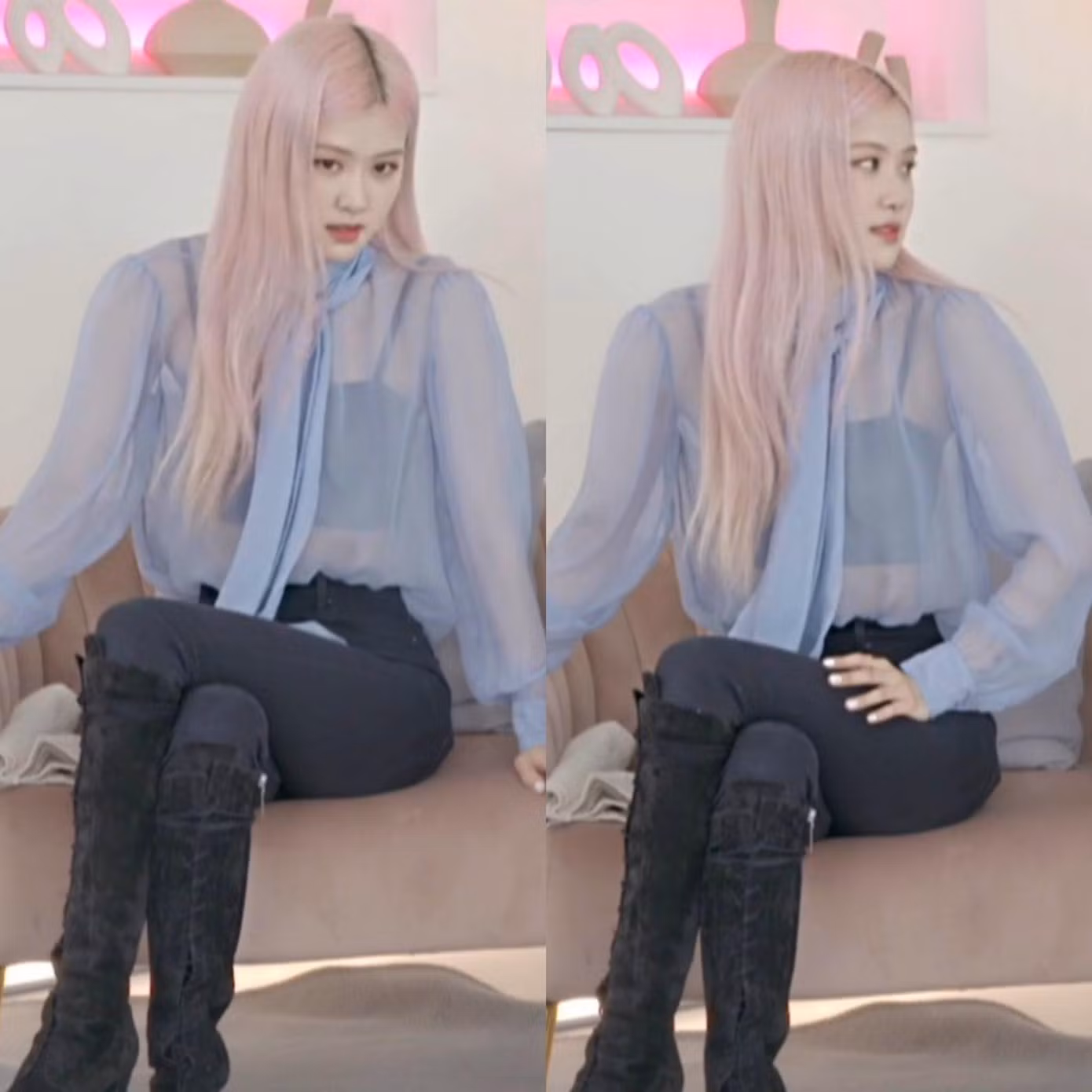 Táo bạo diện áo xuyên thấu, Rosé được khen ngợi vì chọn đồ phụ trợ quá tinh tế ảnh 3