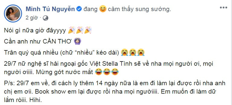 Sau tất cả, “cô gái vàng trong làng cách ly” Minh Tú đã “chốt đơn” ngày về Việt Nam ảnh 4