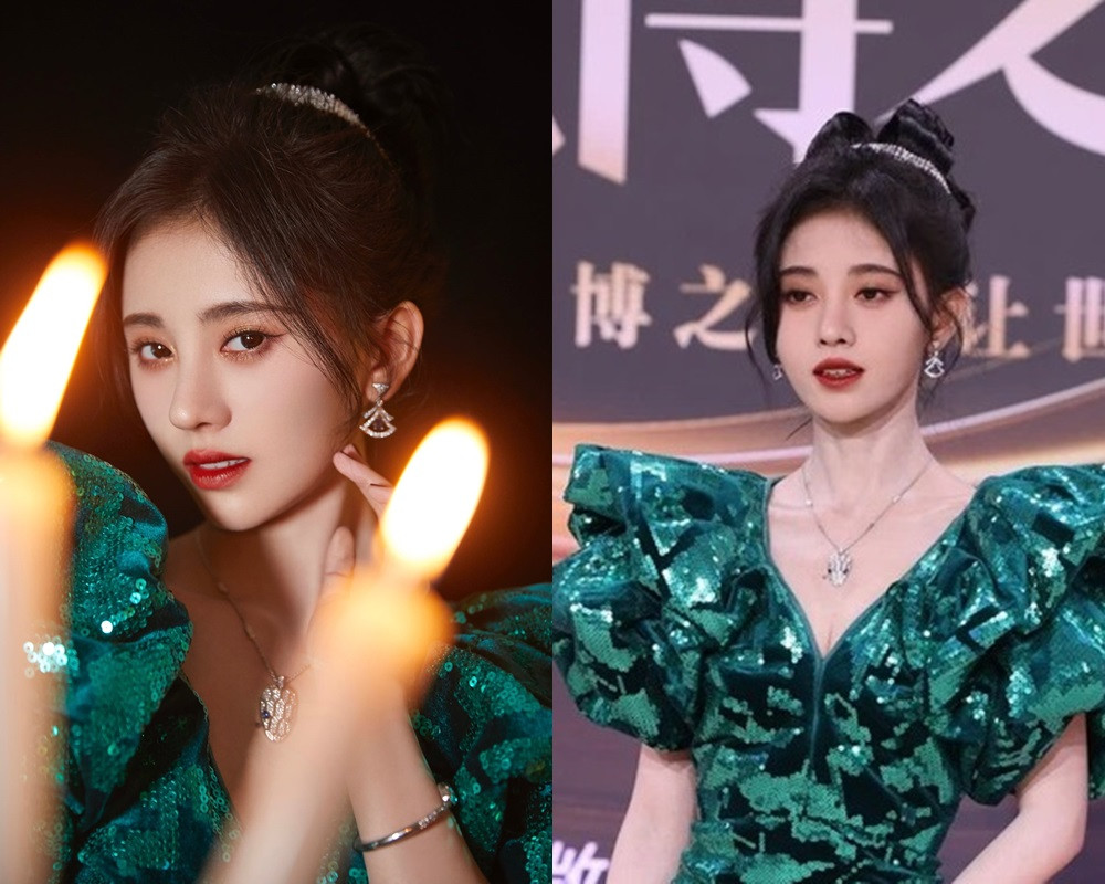 Đến hẹn lại lên, thảm đỏ Weibo trở thành nơi netizen soi nhan sắc thực của sao nữ C-Biz ảnh 5