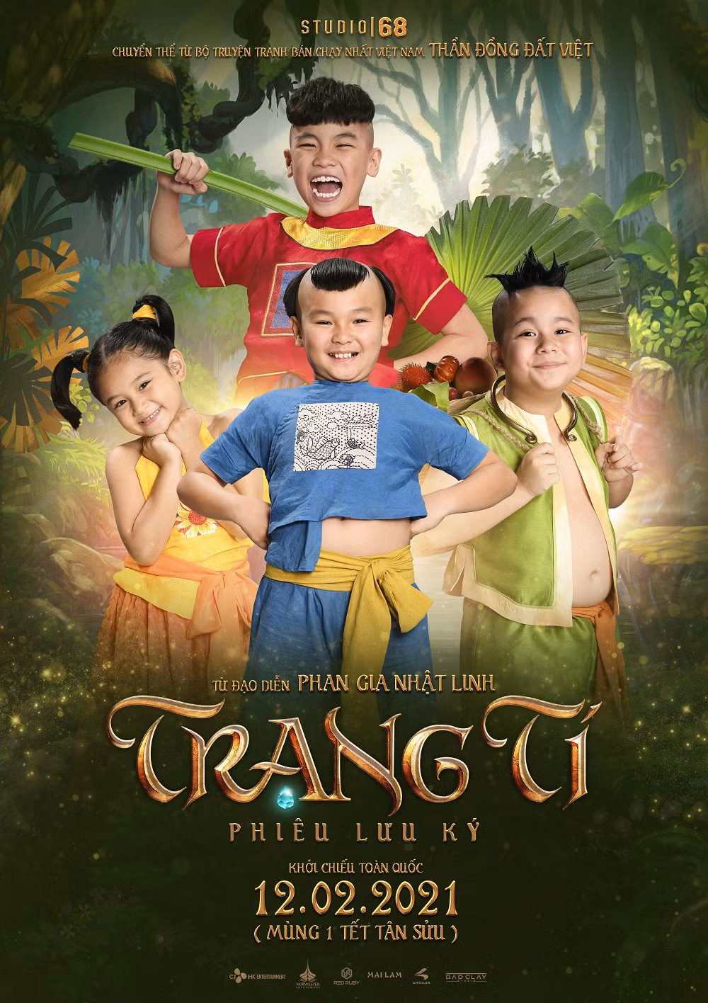 Các nhân vật Tí, Sửu, Dần, Mẹo bước từ truyện tranh lên phim “Trạng Tí” gây thích thú ảnh 1