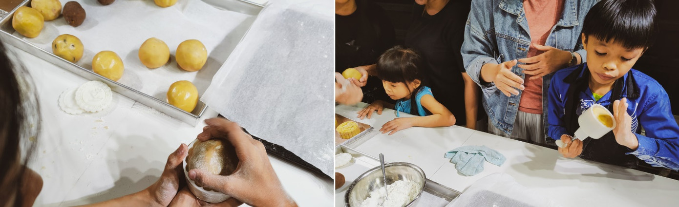 Khoảnh khắc lần đầu làm bánh Trung Thu của các em ở lớp học tình thương Rạch Ông ảnh 8