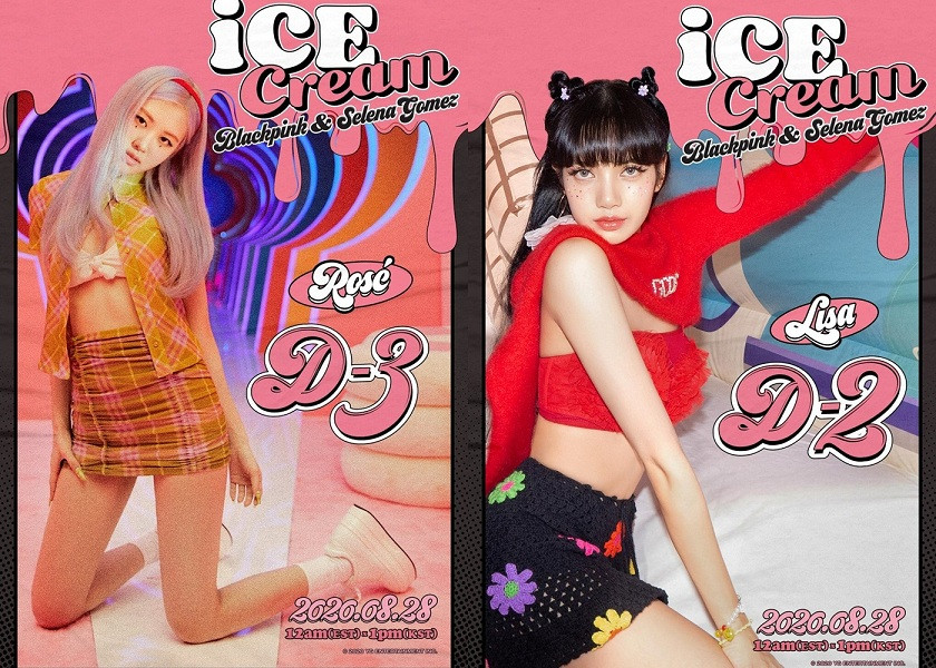 Netizen chỉ trích YG Ent vì “dìm hàng” Lisa và Rosé trong ảnh teaser “Ice Cream” ảnh 2