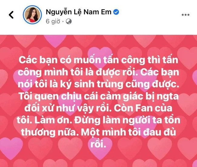 Vừa bị nghi ngờ trục trặc tình cảm với Lãnh Thanh, Nam Em đã có đề nghị đầy cao thượng ảnh 2