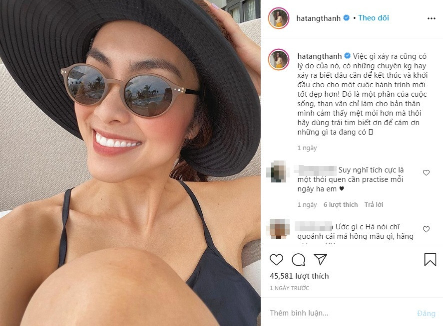 Bài đăng mới nhất của nữ diễn viên là chia sẻ khá ẩn ý - Ảnh: Instagram nhân vật. Vừa kỷ niệm 8 năm ngày cưới chưa lâu, Tăng Thanh Hà bất ngờ có tâm sự đầy khó hiểu ảnh 2