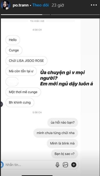 Hotgirl “Trứng rán cần mỡ” chia sẻ tin nhắn bị ném đá vì từng chê bai BLACKPINK ảnh 3