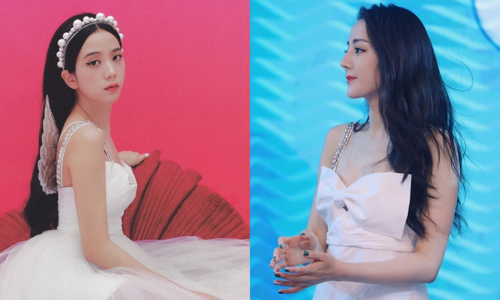 Vóc dáng không đẹp như Địch Lệ Nhiệt Ba nhưng nhờ đâu Jisoo vẫn ghi điểm khi đụng hàng? ảnh 6