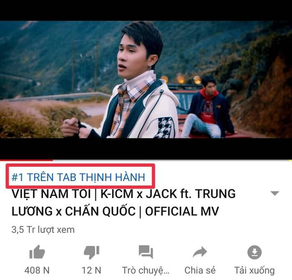 Mọi ca sĩ đều mong muốn MV lọt Top 1 Trending YouTube “Con số năm nay bao ca sĩ cùng theo đuổi”: Top Trending V-Pop có là chọn lọc tự nhiên? ảnh 2