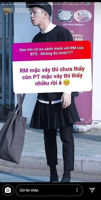P.T "cà khịa" RM Thí sinh “Top Model Online 2019” gây bức xúc khi khẳng định mình giỏi hơn RM (BTS) ảnh 3