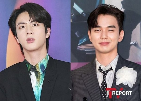 Cư dân mạng giật mình khi thấy Jin (BTS) gửi tặng xe cà phê cho nam thần này ảnh 1