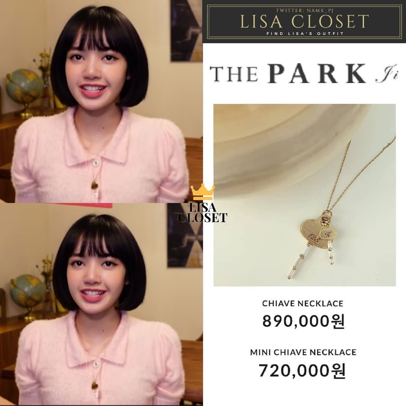 Lisa mang khoe dây chuyền đặc biệt mà sao fan lại thấy thương em út BLACKPINK quá chừng? ảnh 3