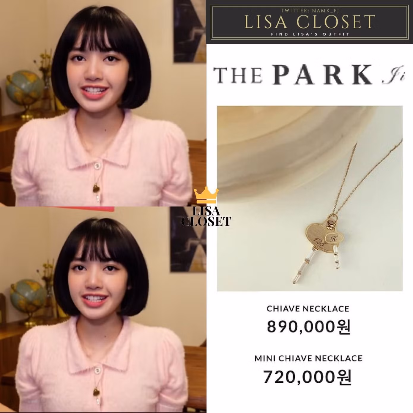 Lisa mang khoe dây chuyền đặc biệt mà sao fan lại thấy thương em út BLACKPINK quá chừng? ảnh 3