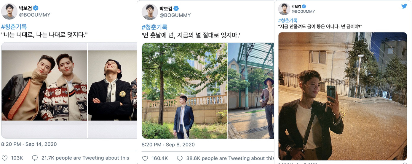 Bí ẩn khó hiểu: Park Bo Gum đã nhập ngũ, không dùng MXH nhưng Twitter vẫn cập nhật đều? ảnh 2