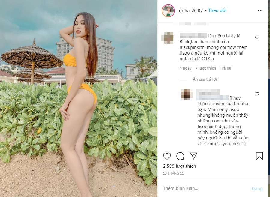 Có netizen khuyên tân Hoa hậu nên theo dõi cho đủ 4 thành viên Rất nhiều fan BLACKPINK đang quan tâm đặc biệt đến Hoa hậu Đỗ Thị Hà vì chi tiết này ảnh 3