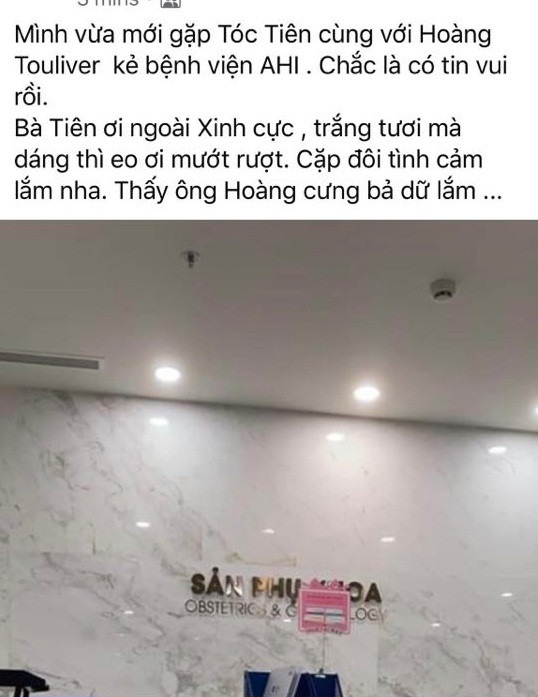 Thông tin Tóc Tiên đi khám thai khiến khán giả xôn xao nhưng sau đó tác giả đã gỡ bỏ bài viết này Quản lý của Tóc Tiên nói gì trước tin đồn nữ ca sĩ đang mang thai? ảnh 2