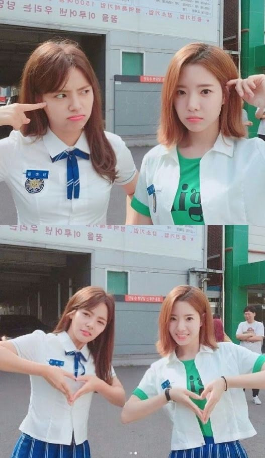 Song Yoo Jung (trái) trong phim "School 2017" Netizen bàng hoàng trước tin nữ diễn viên Song Yoo Jung đã qua đời từ hai ngày trước ảnh 2