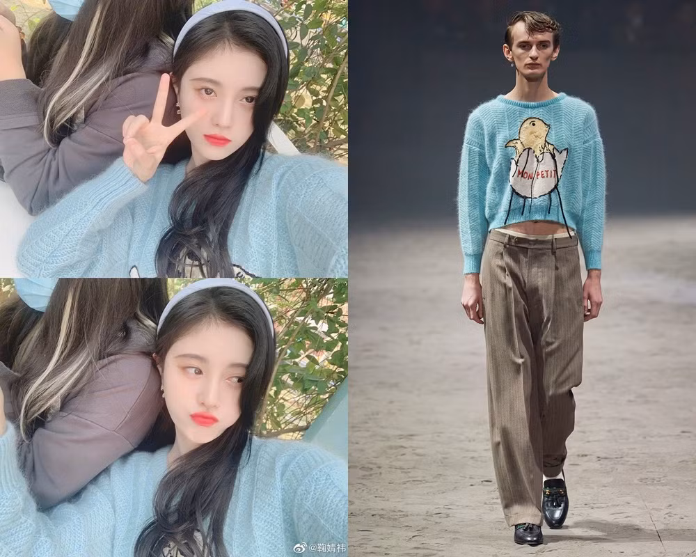 “Mỹ nữ 4000 năm” Cúc Tịnh Y lại bị nghi mặc đồ nhái, sau váy Miu Miu đến áo Gucci ảnh 3