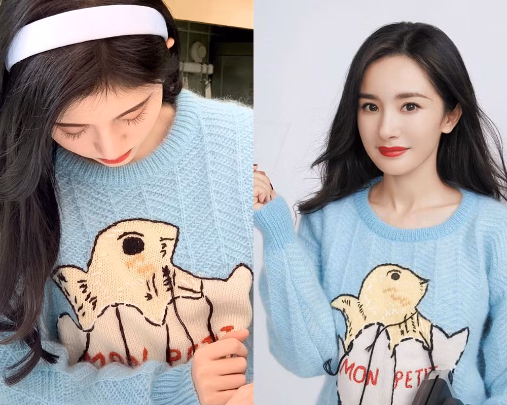 “Mỹ nữ 4000 năm” Cúc Tịnh Y lại bị nghi mặc đồ nhái, sau váy Miu Miu đến áo Gucci ảnh 2