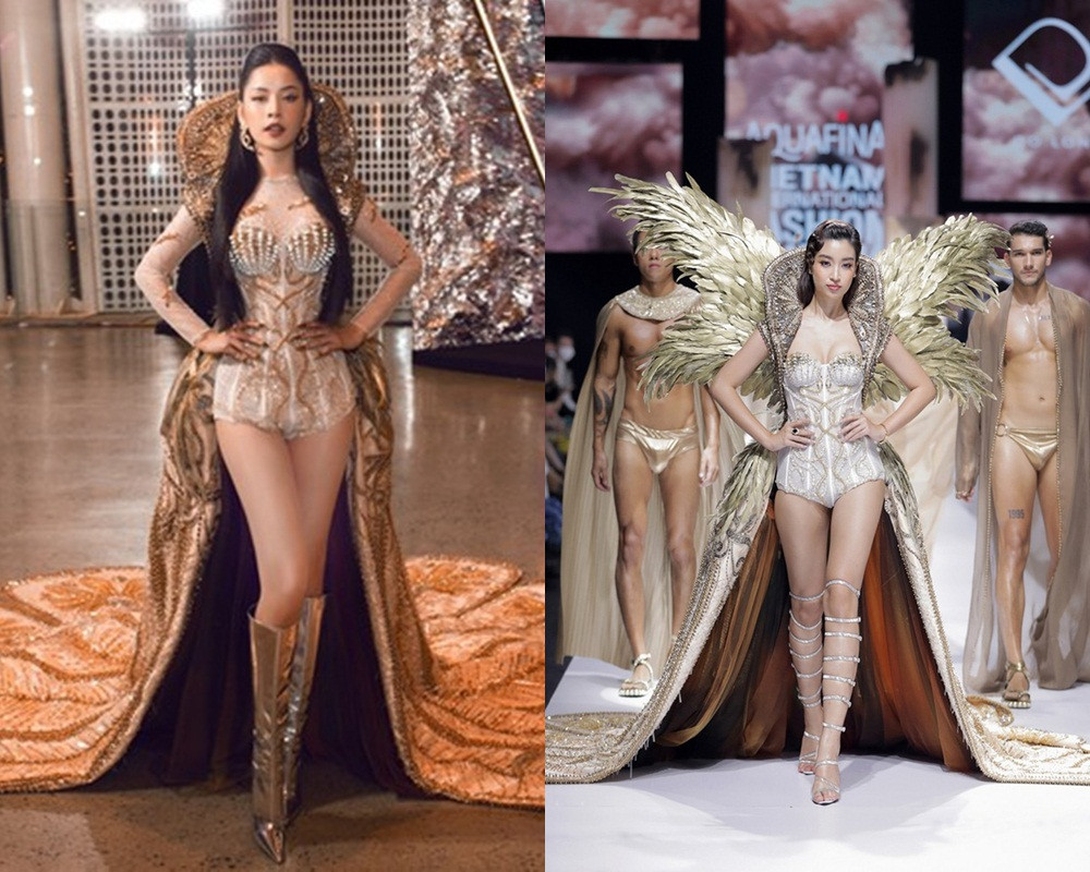 Chi Pu hết đụng hàng với Hoa hậu Mỹ Linh lại đọ dáng cùng Hoa hậu Đỗ Thị Hà ảnh 2