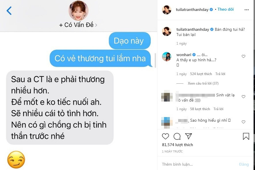 Trấn Thành - Hari Won khoe tin nhắn siêu mùi mẫn nhưng vẫn bị netizen soi ra điều không ổn ảnh 3