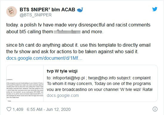 Fans toàn cầu phẫn nộ vì BTS bị kỳ thị, phân biệt chủng tộc trên truyền hình Ba Lan ảnh 5